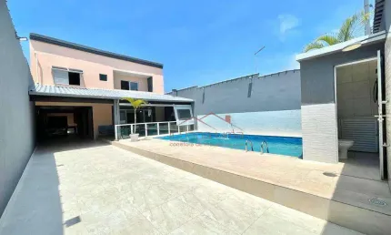 Sobrado com 5 dormitórios à venda, 340 m² por R$ 850.000,00 - Parque Jequitiba - Itanhaém/SP