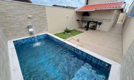 Casa com 2 dormitórios à venda, 75 m² por r$ 349.000,00 - america - mongaguá/sp