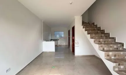 Sobrado com 2 dormitórios à venda por r$ 260.000,00 - itaóca - mongaguá/sp