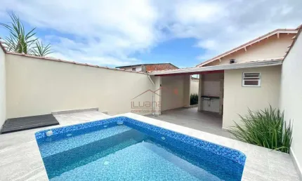 Casa com 2 dormitórios à venda, 90 m² por R$ 450.000,00 - Vila Atlântica - Mongaguá/SP