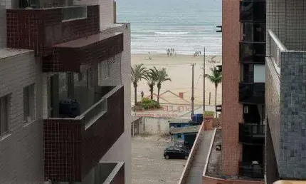 Apartamento com 2 dormitórios à venda, 8064 m² por r$ 420.000,00 - vila guilhermina - praia grande/sp