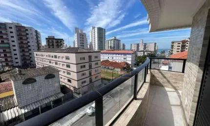 Apartamento com 2 dormitórios à venda, 68 m² por r$ 485.000 - vilamar - praia grande/sp