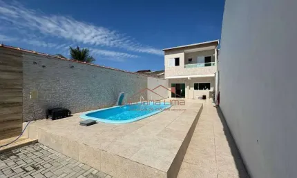Sobrado com 2 dormitórios à venda, 64 m² por r$ 532.000,00 - balneário itaguaí - mongaguá/sp