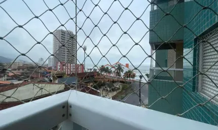 Apartamento pé na areia com 2 dormitórios à venda, 116 m² por R$ 315.000 - Balneário Anchieta - Mongaguá/São Paulo