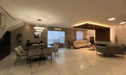 Cobertura com 3 dormitórios à venda, 257 m² por r$ 2.900.000 - canto do forte - praia grande/sp