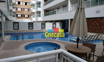 Apartamento com 3 dormitórios para alugar, 108 m² por R$ 5.750,00/mês - São Bento - Cabo Frio/RJ