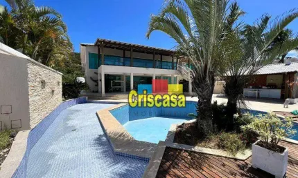 Casa com 5 dormitórios à venda, 539 m² por R$ 8.000.000,00 - Gamboa - Cabo Frio/RJ