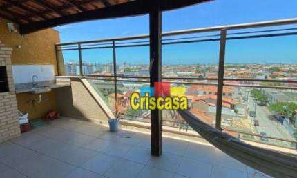 Cobertura com 3 dormitórios à venda, 230 m² por R$ 900.000,00 - Jardim Flamboyant - Cabo Frio/RJ