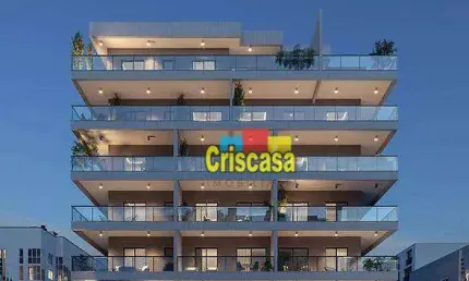Apartamento com 2 dormitórios à venda, 109 m² por R$ 599.000 - Braga - Cabo Frio/RJ