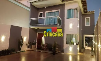 Casa com 3 dormitórios à venda, 150 m² por R$ 1.250.000,00 - Novo Portinho - Cabo Frio/RJ