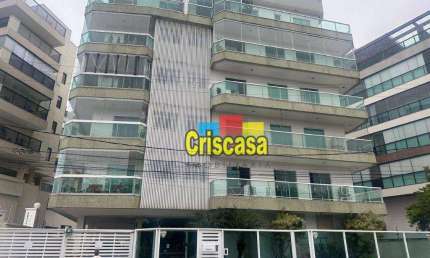 Cobertura com 3 dormitórios para alugar, 223 m² por R$ 5.787,00/mês - Passagem - Cabo Frio/RJ
