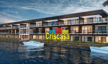Flat com 1 dormitório à venda, 29 m² por R$ 494.845,36 - Passagem - Cabo Frio/RJ