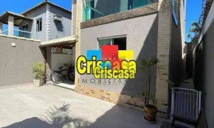 Casa com 3 dormitórios à venda, 116 m² por R$ 700.000,00 - Palmeiras - Cabo Frio/RJ