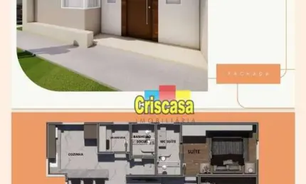 Casa à venda, 65 m² por R$ 350.000,00 - Guriri - Cabo Frio/RJ