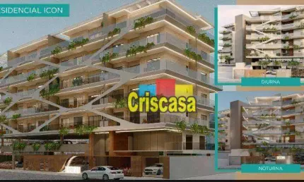 Apartamento com 1 dormitório à venda, 55 m² por R$ 473.670,00 - Passagem - Cabo Frio/RJ