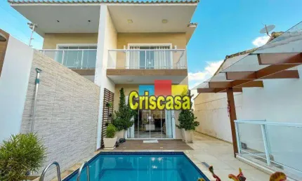 Casa com 4 dormitórios à venda, 120 m² por r$ 698.000,00 - porto do carro - cabo frio/rj