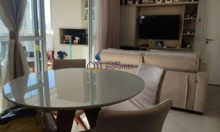 Lindo apartamento com varanda  gourmet e lazer completo