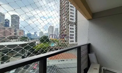 Apartamento com 1 quarto para alugar na Rua Abará, --, Brooklin, São Paulo