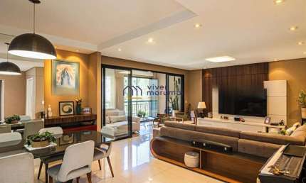 Apartamento alto padrão, 146 m², duas suítes e escritório.