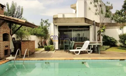 Jardim Leonor - Excelente projeto arquitetônico com piscina, jardim e churrasqueira!