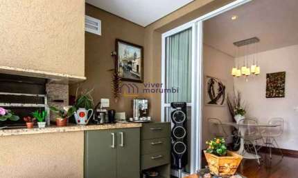 Imóvel Mobiliado com Varanda Gourmet e duas vagas !