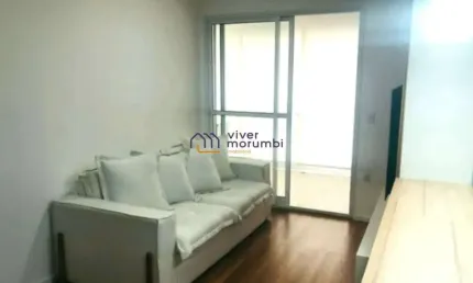 APARTAMENTO EM ÓTIMA LOCALIZAÇÃO DO BROOKLIN!! 2 DORMS sendo 1 SUÍTE/ VARANDA GOURMET VISTA LIVRE.