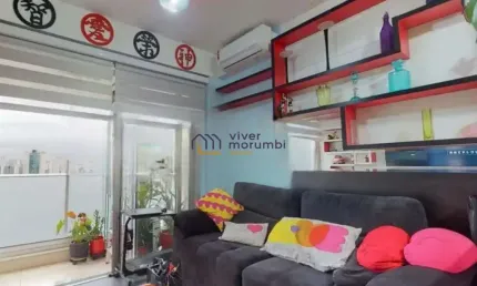 Apartamento de 33m² localizado na chácara santo antônio  !