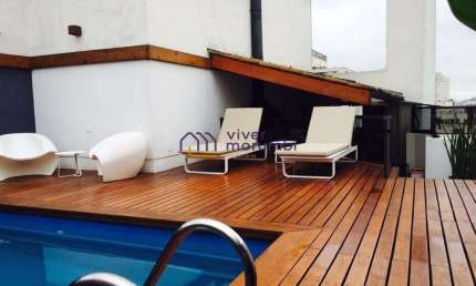 maravilhosa cobertura em Moema,piscina, 5 vagas e deposito