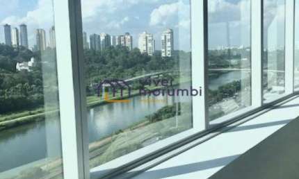 Sala comercial 127m², 2 banheiros, 5 vagas no completo Nações 17007