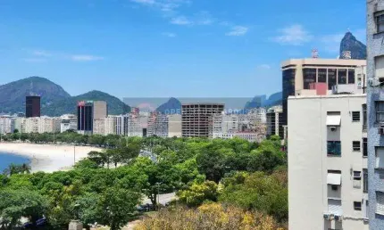 Open House vende Apartamento vista parcial praia do Flamengo 5 quartos ampla sala