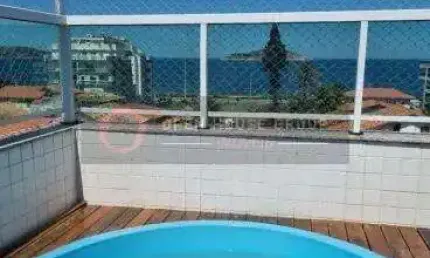 OPEN HOUSE vende cobertura linear,com 2 suítes,vista para o mar,no Cond Residencial  Piratininga