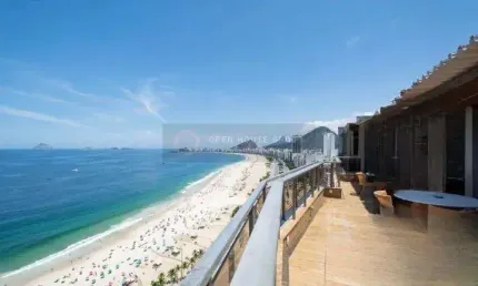 Cobertura com 4 quartos, 470m² - Copacabana vista mar