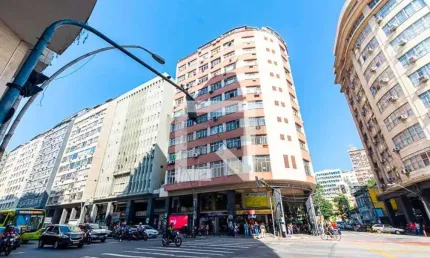 Kitnet no centro de niterói, edifício palácio dos jornalistas