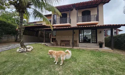 Open house vende: casa com 4 suítes e lazer completo no condomínio quintal dos arcos  badu, niterói