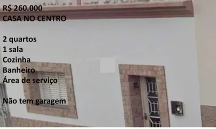 Casa para venda em bragança paulista, vila aparecida, 2 dormitórios, 1 banheiro