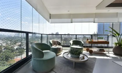 Apartamento para venda, alphaville industrial, 3 suítes, 4 banheiros, 4 vagas