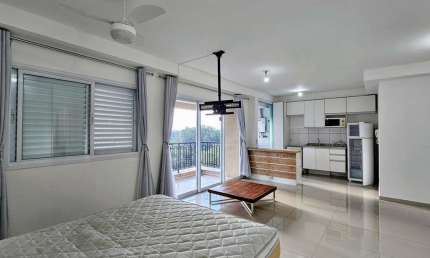 Apartamento para Locação em Barueri, Sítio Tamboré Alphaville, 1 dormitório, 1 suíte, 1 banheiro, 1 vaga