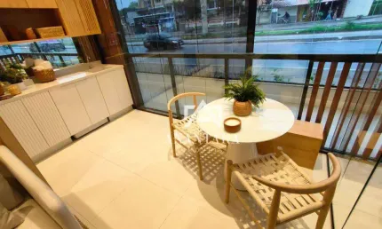 Apartamento no condomínio de lançamento Jardim da Barra com 2 quartos - Barra da Tijuca