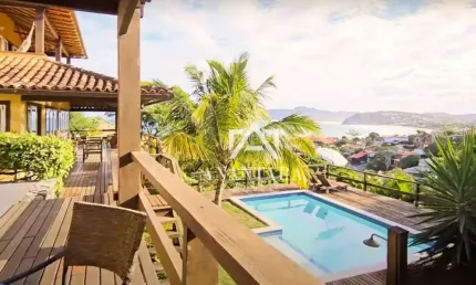 Casa em Búzios com 4 quartos  - Geribá - Armação dos Búzios/RJ
