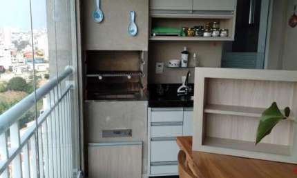 Apartamento para Venda em Mauá, Jardim Pedroso, 3 dormitórios, 2 suítes, 1 banheiro, 2 vagas