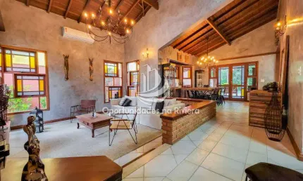 Belíssima casa À Venda, 5 Dormitórios I 3 Suítes, em Riviera de São Lourenço, Bertioga - SP