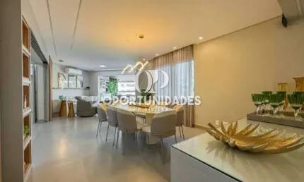 Apartamento Luxuoso à Venda na Riviera de São Lourenço - Bertioga SP- 4 Suítes, Lavabo, 195m².