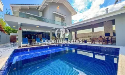 Casa de Alto Padrão à Venda em Riviera de São Lourenço - 6 Suítes, Piscina e 470m².