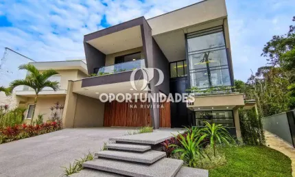 Casa À Venda com 460m² de área construída, 5 suítes, em Riviera de São Lourenço Bertioga SP.