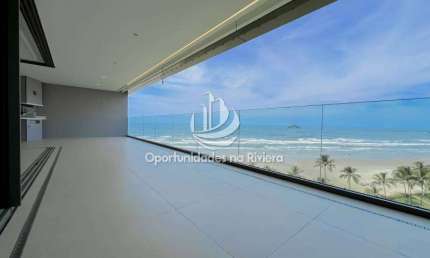 Apartamento Pé na areia Frontal, 4 suítes, em Riviera de São Lourenço, Bertioga - SP