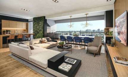 Apartamento 3 suítes 2 vagas no Brooklin em Construção.