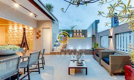 Cobertura à venda, 323 m² por R$ 3.490.000,00 - Pompéia - Santos/SP