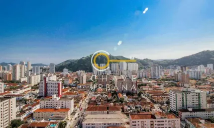 Apartamento com 1 dormitório à venda, 52 m² por R$ 599.000,00 - Campo Grande - Santos/SP