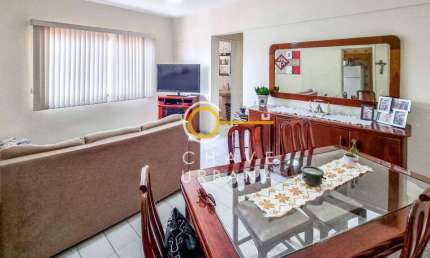 Apartamento com 2 dormitórios à venda, 75 m² por R$ 410.000,00 - Campo Grande - Santos/SP