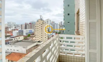 Apartamento com 1 dormitório à venda, 47 m² por R$ 285.000,00 - Boqueirão - Santos/SP